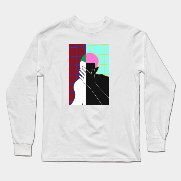 Blonde Long Sleeve T-Shirt by RoanVerwerft